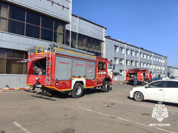 В Улан-Удэ тушили игровой зал в торгово-развлекательном центре 