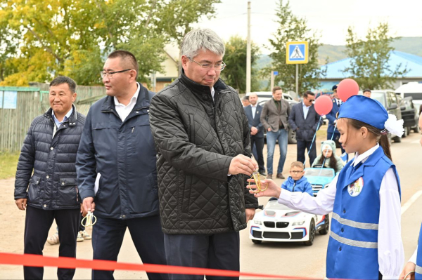 В селе Петропавловка Джидинского района Бурятии отремонтирован участок дороги по госпрограмме 