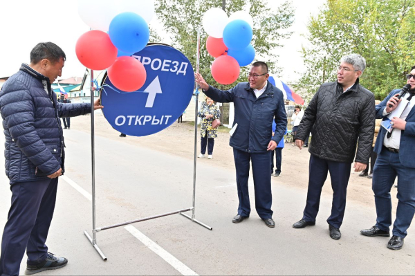 В селе Петропавловка Джидинского района Бурятии отремонтирован участок дороги по госпрограмме 